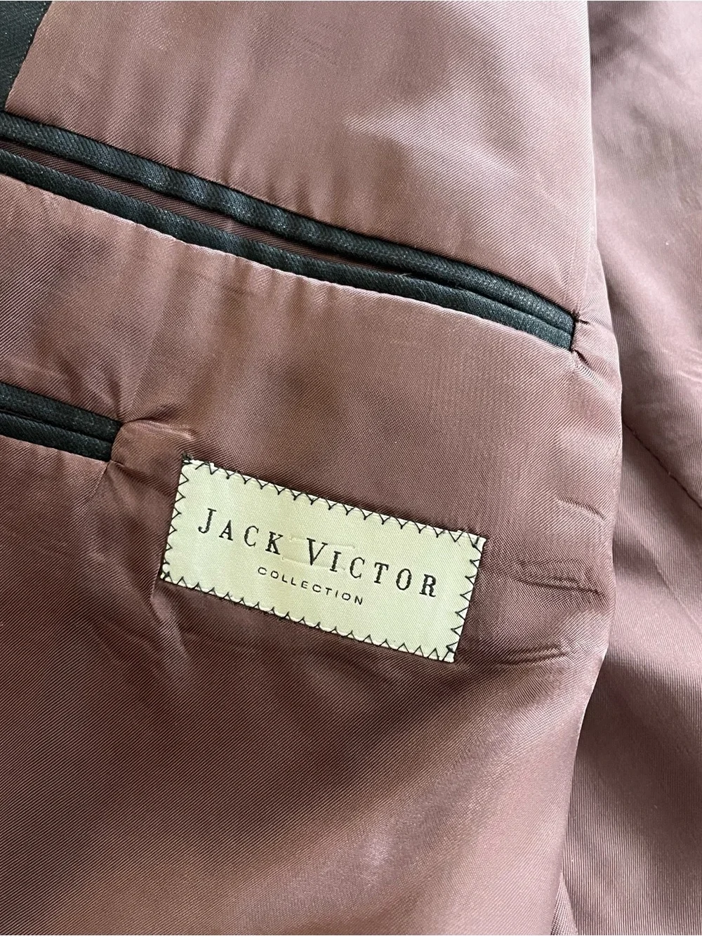 Jack Victor Blazer Loro Piana Dream Tweed Wool 48R Plaid Sport Coat Preppy